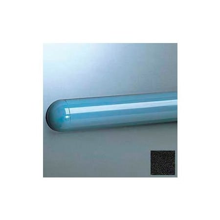 Pawling Accent Rail, Rounded W/Smooth Finish, Aluminum Retainer, 2"H x 12'L, Black EBR-30-12-1